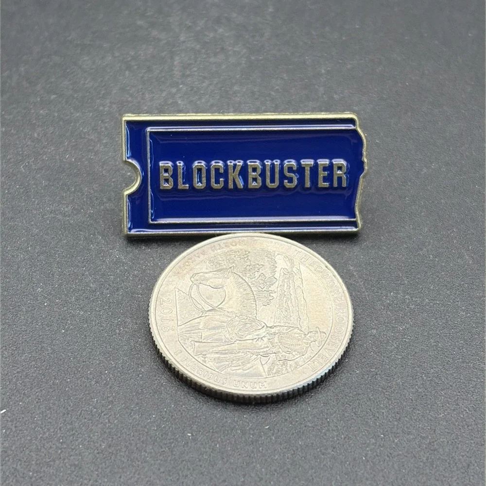 Blockbuster Home Video Rental‎ Store Lapel Hat Pin